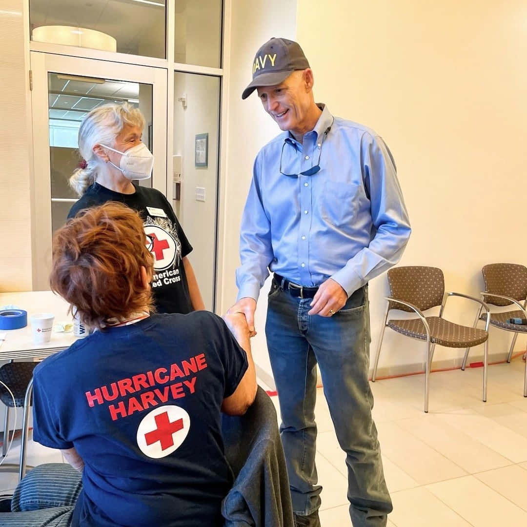 Rick Scott Grateful For Red Cross Volunteers