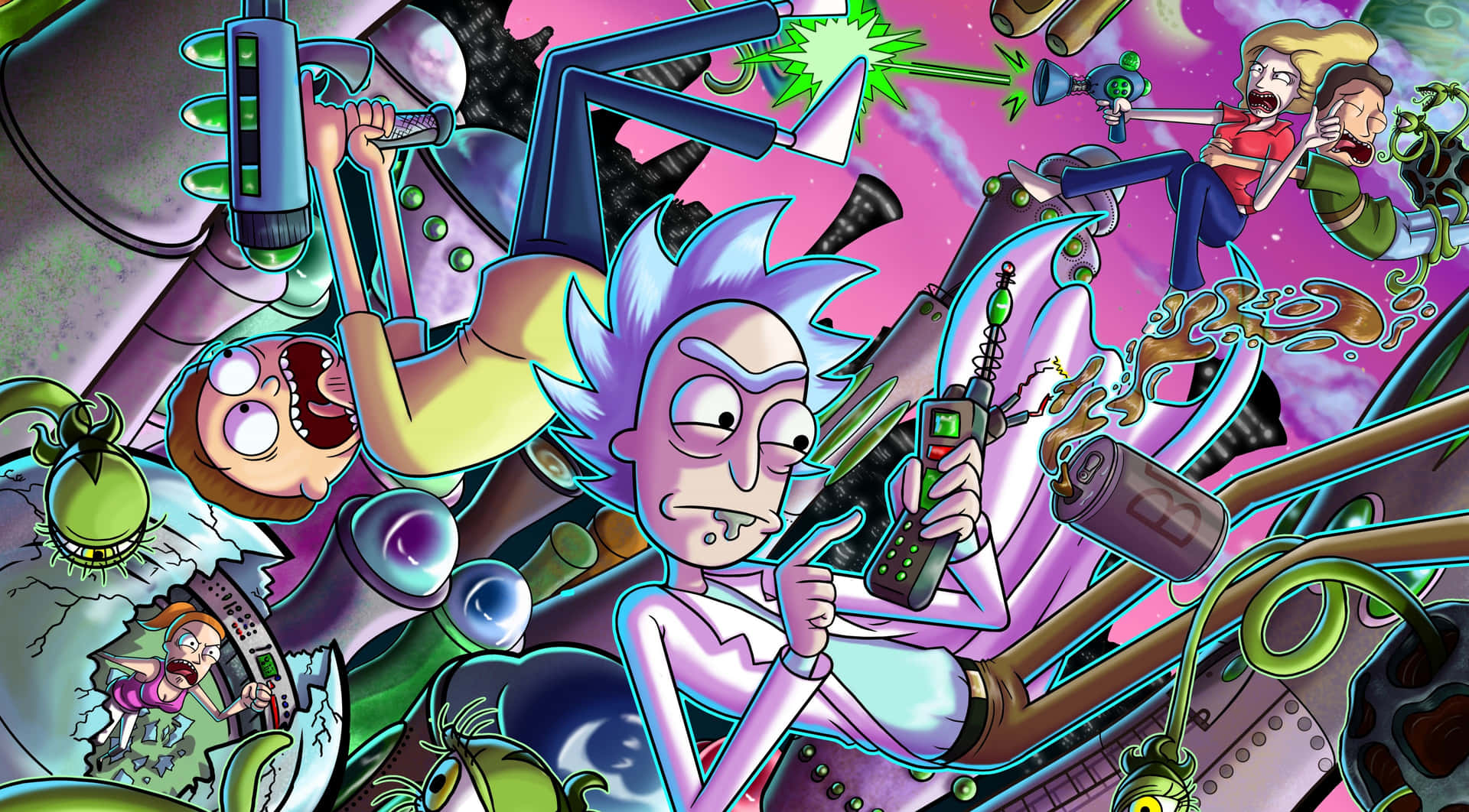 Rickand Morty Interdimensional Adventure Background