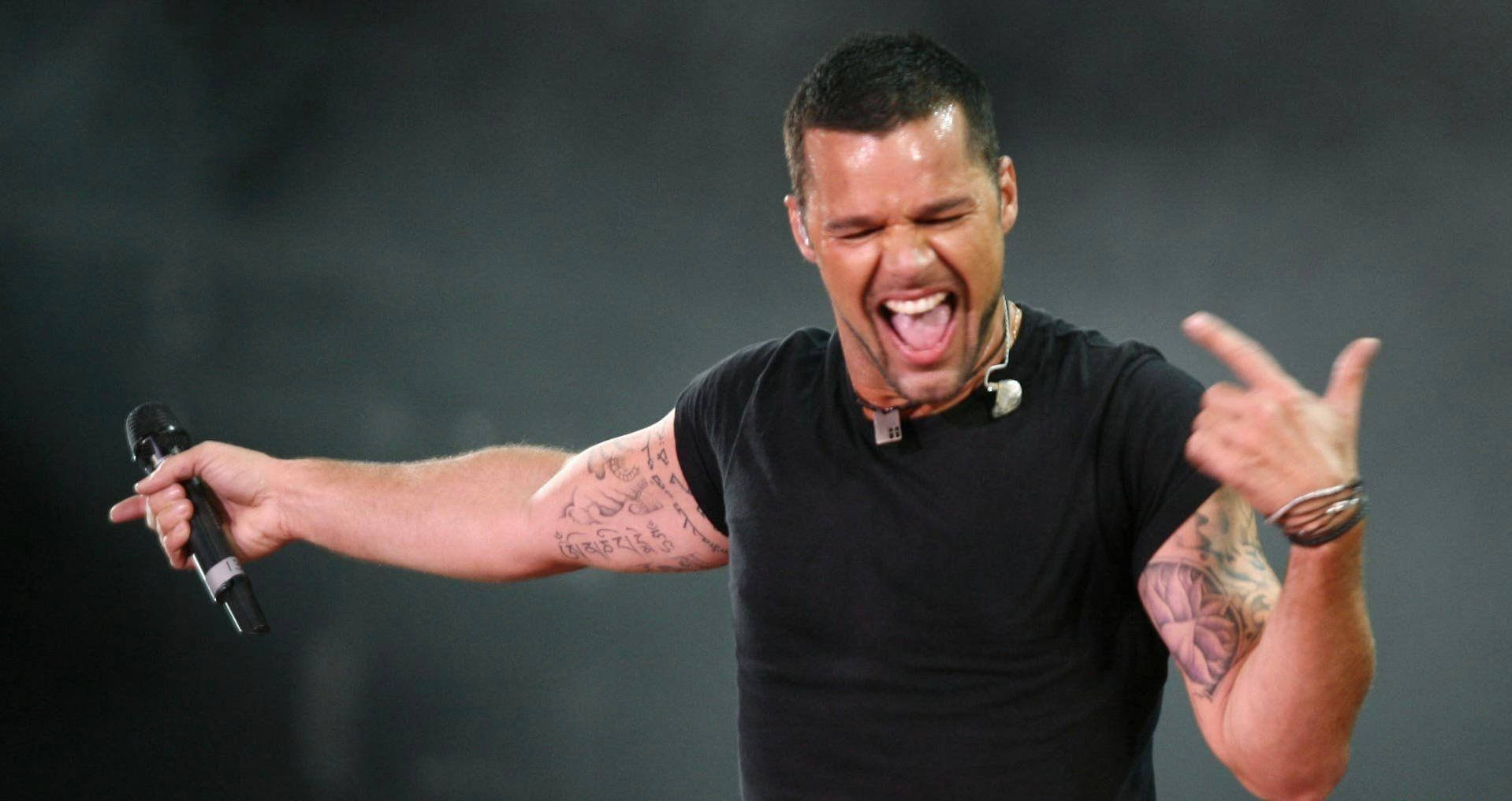 Ricky Martin Open Mouth