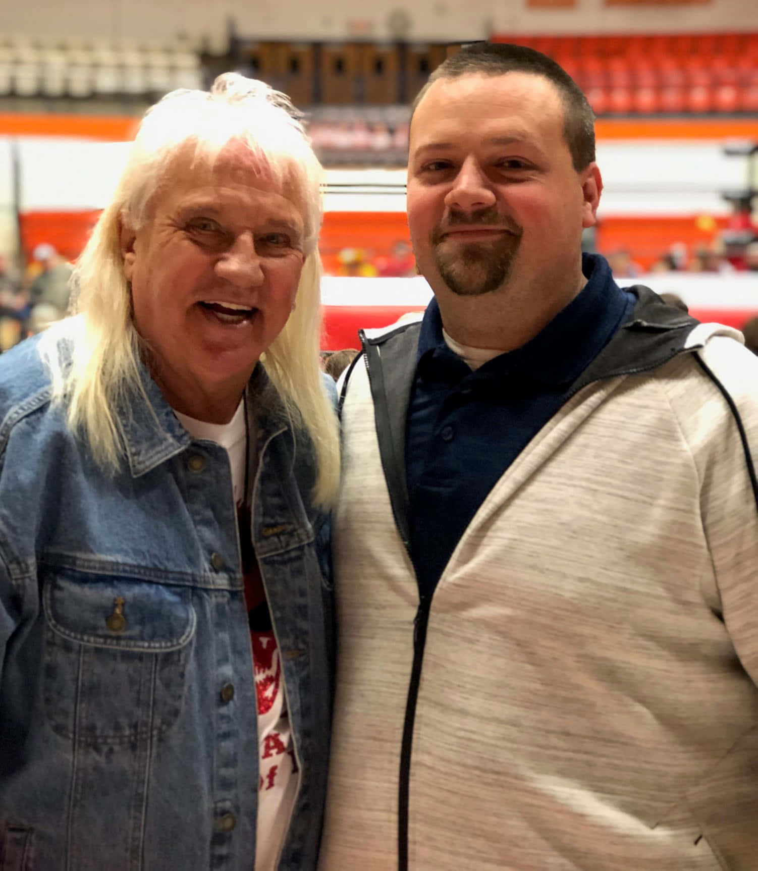 Ricky Morton Photograph With Scotty Campbell Background