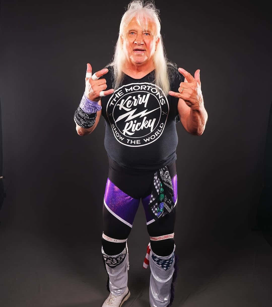 Ricky Morton Wrestling Pose