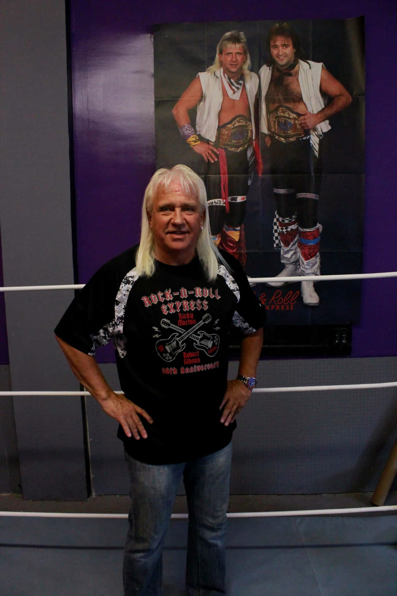 Ricky Mortonwith Tag Team Poster