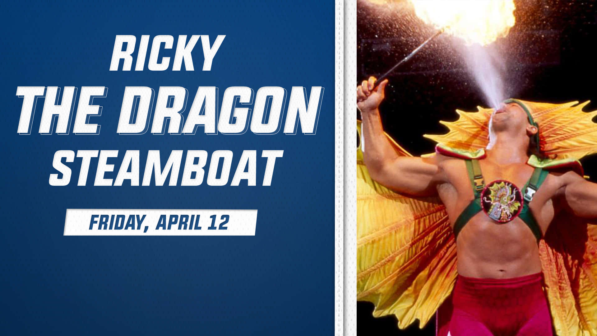 Ricky Steamboat The Dragon Background