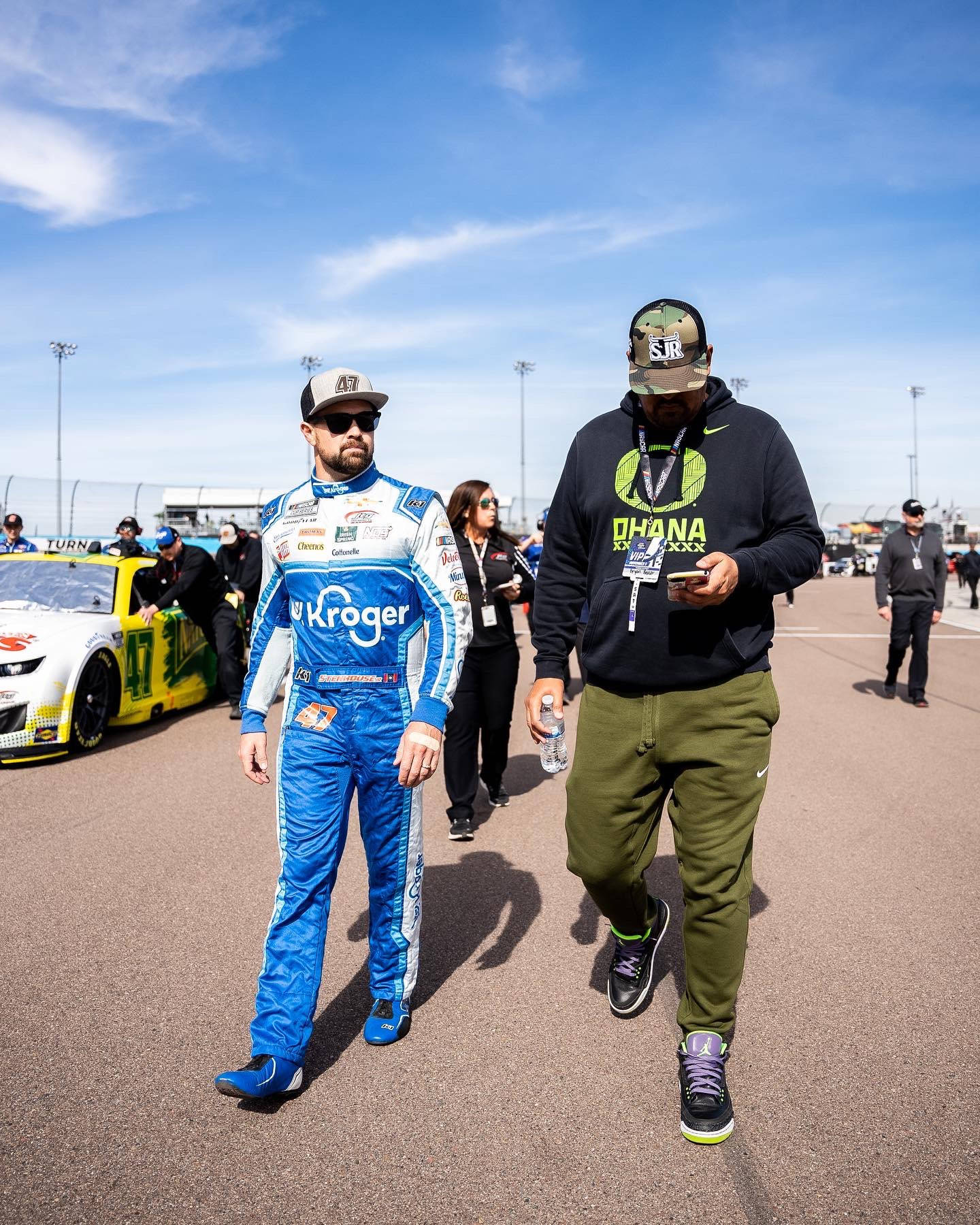 Ricky Stenhouse Jr Confidently Striding Down The Raceway