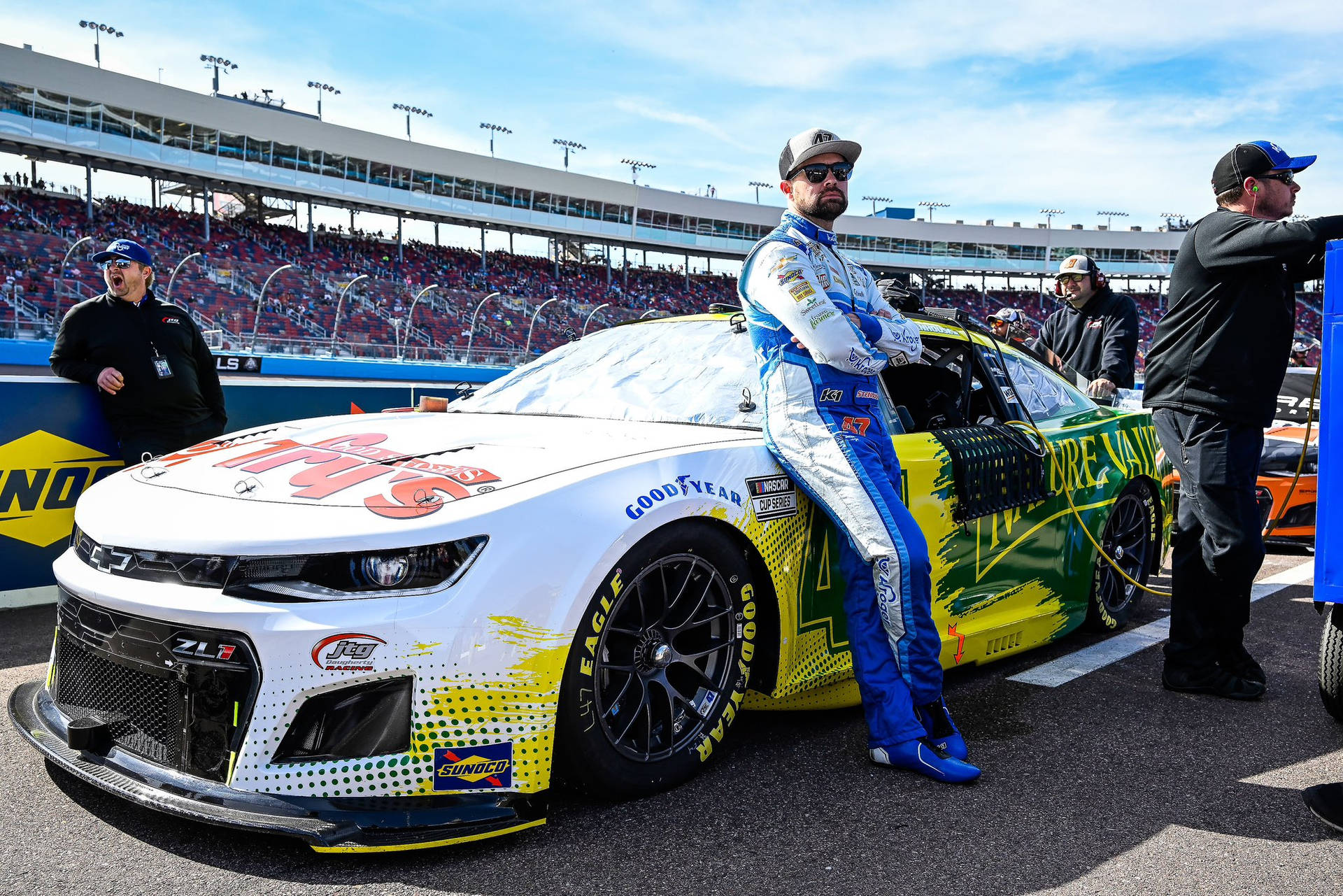 Ricky Stenhouse Jr. On Car