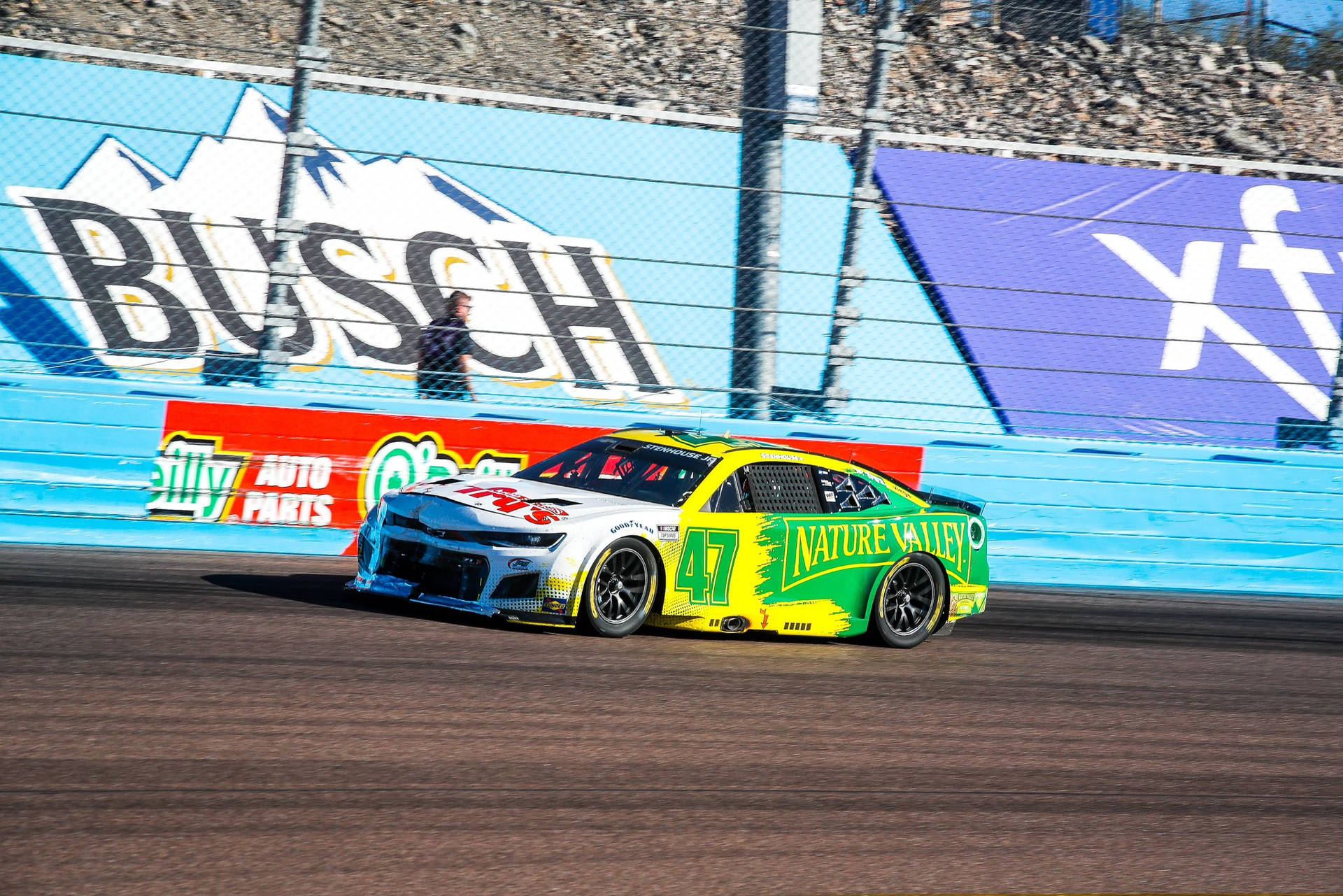 Ricky Stenhouse Jr. On Racetrack