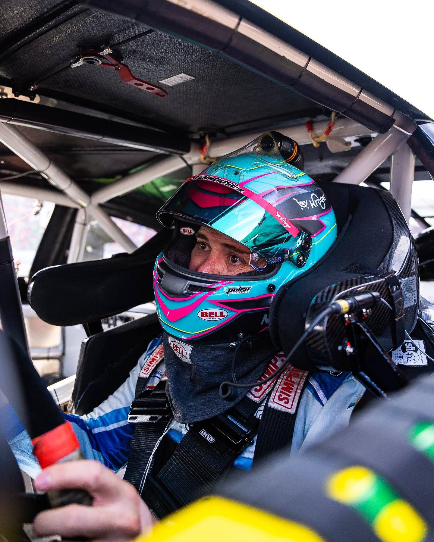 Ricky Stenhouse Jr Riveted In His Race Car