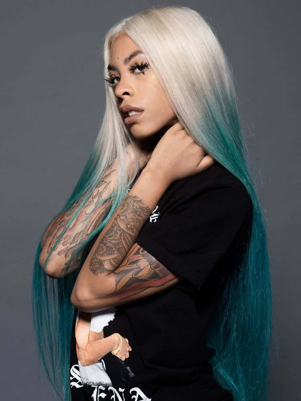 Rico Nasty Performing Live Background