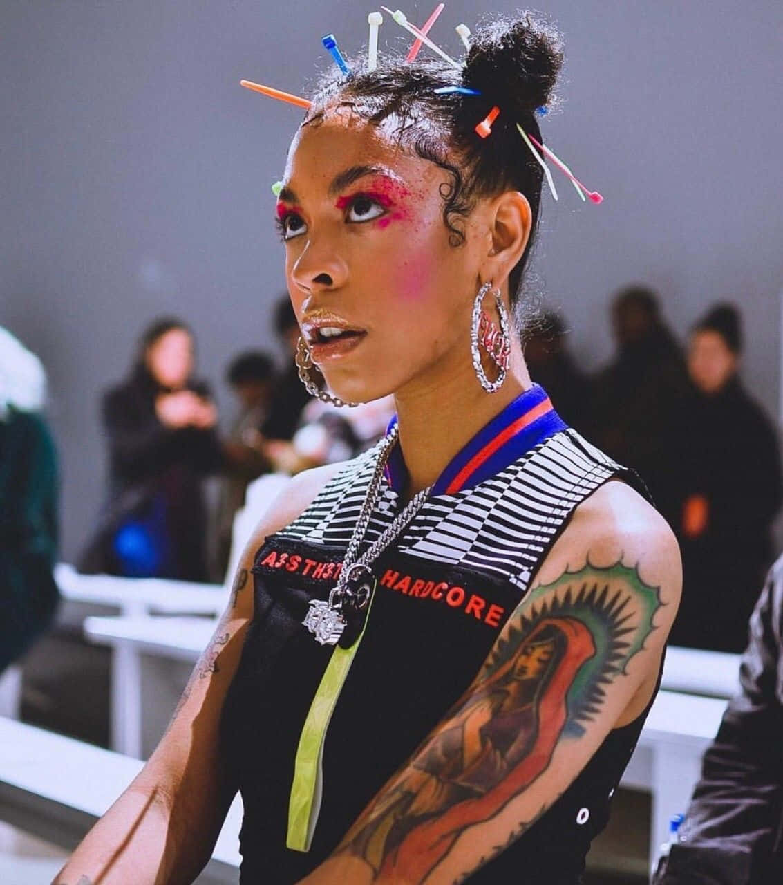 Rico Nasty's Iconic Style Background