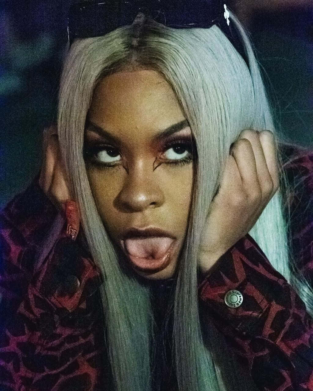 Rico Nasty Shows Off Her Abundance Of Confidence In This Portrait Background