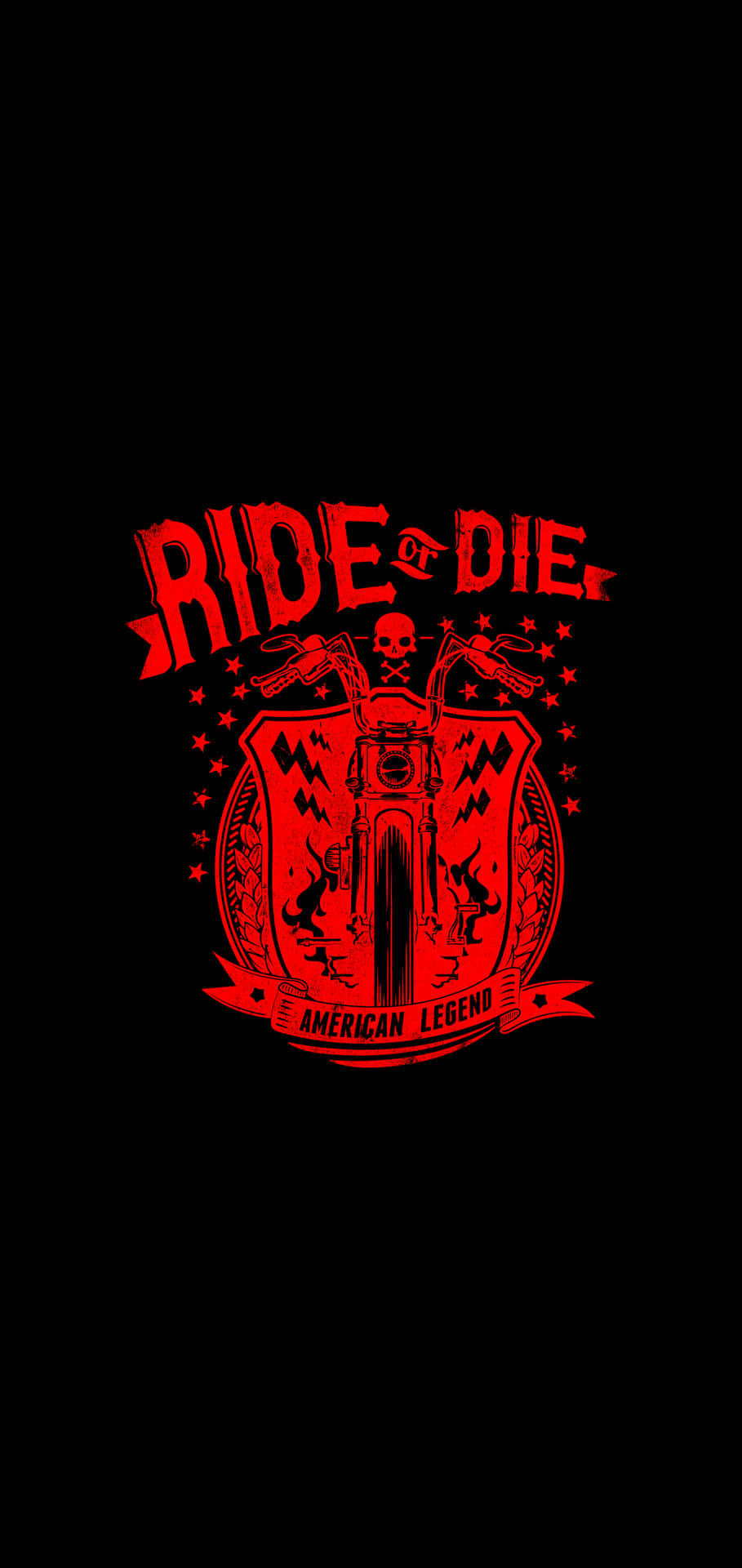 Ride Or Die Red Design