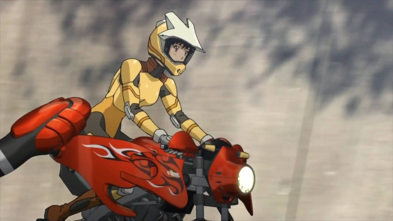 Rideback Fuego Red Motorcycle Robot Background