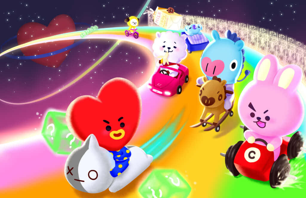 Riding Bt21 4k Background