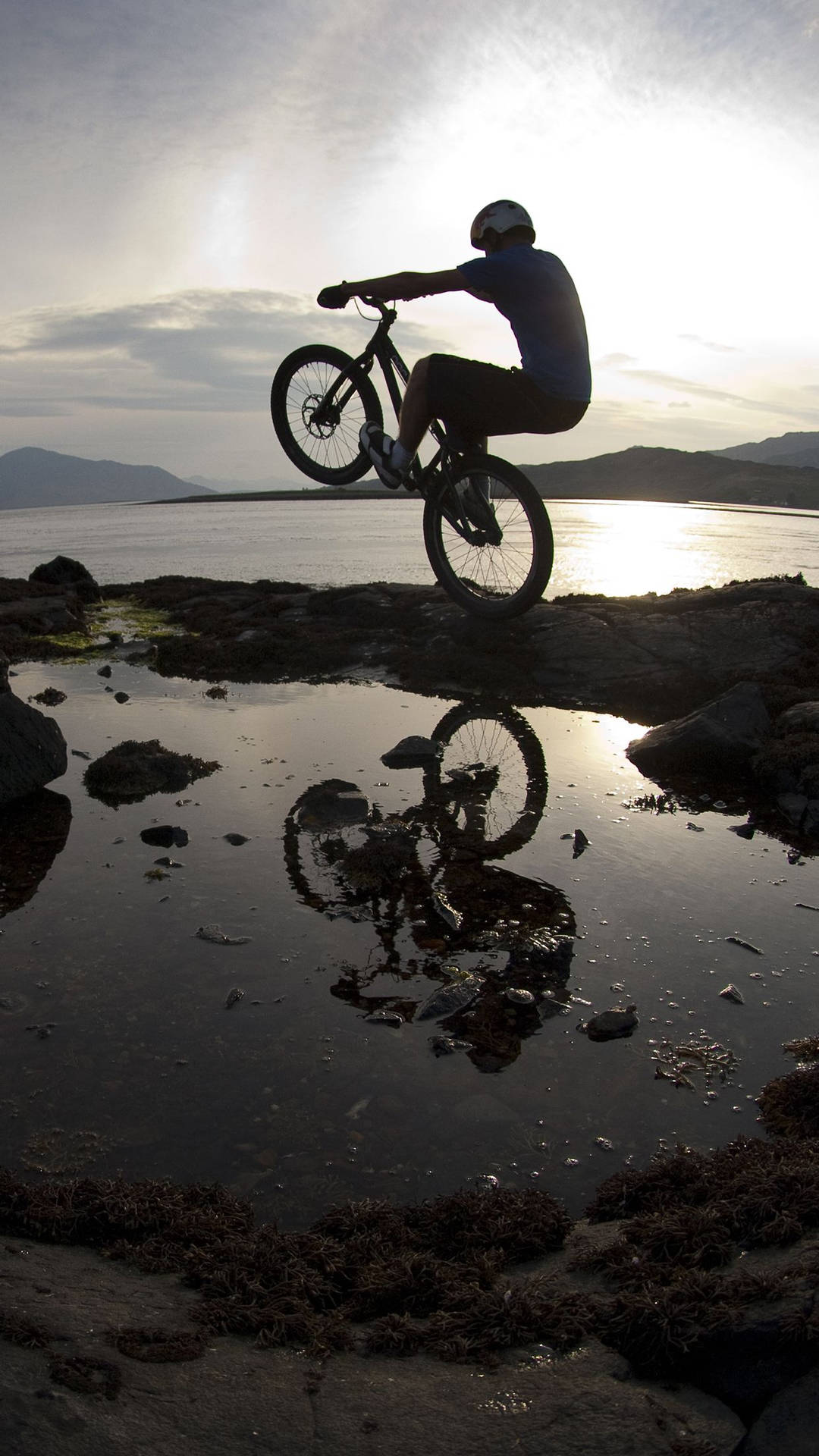 Riding The Freedom Of Nature Background