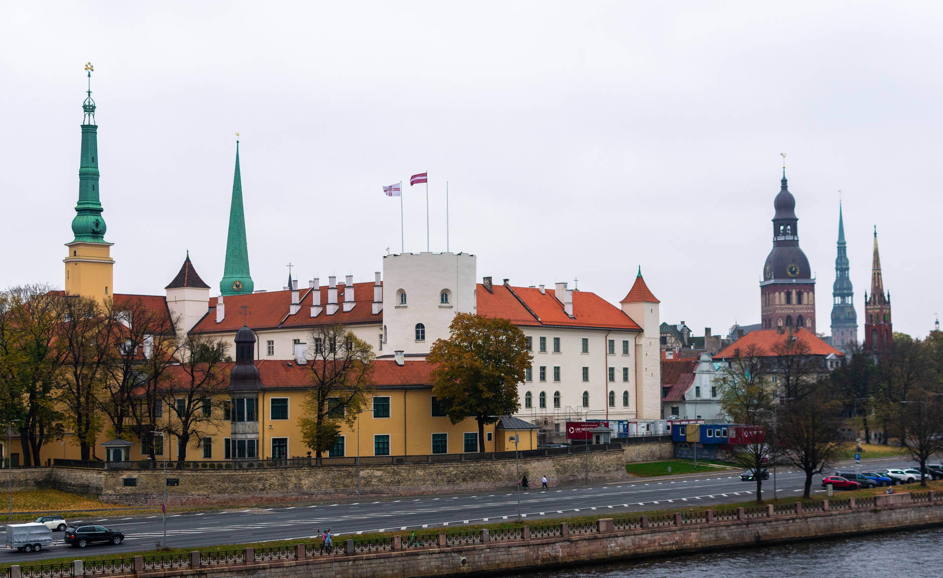 Riga Castle Background