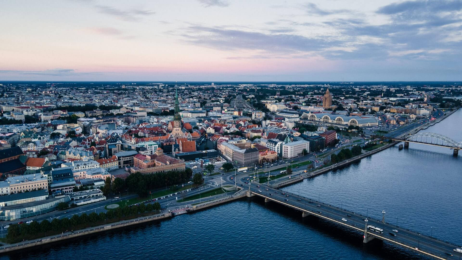 Riga Central Area Background