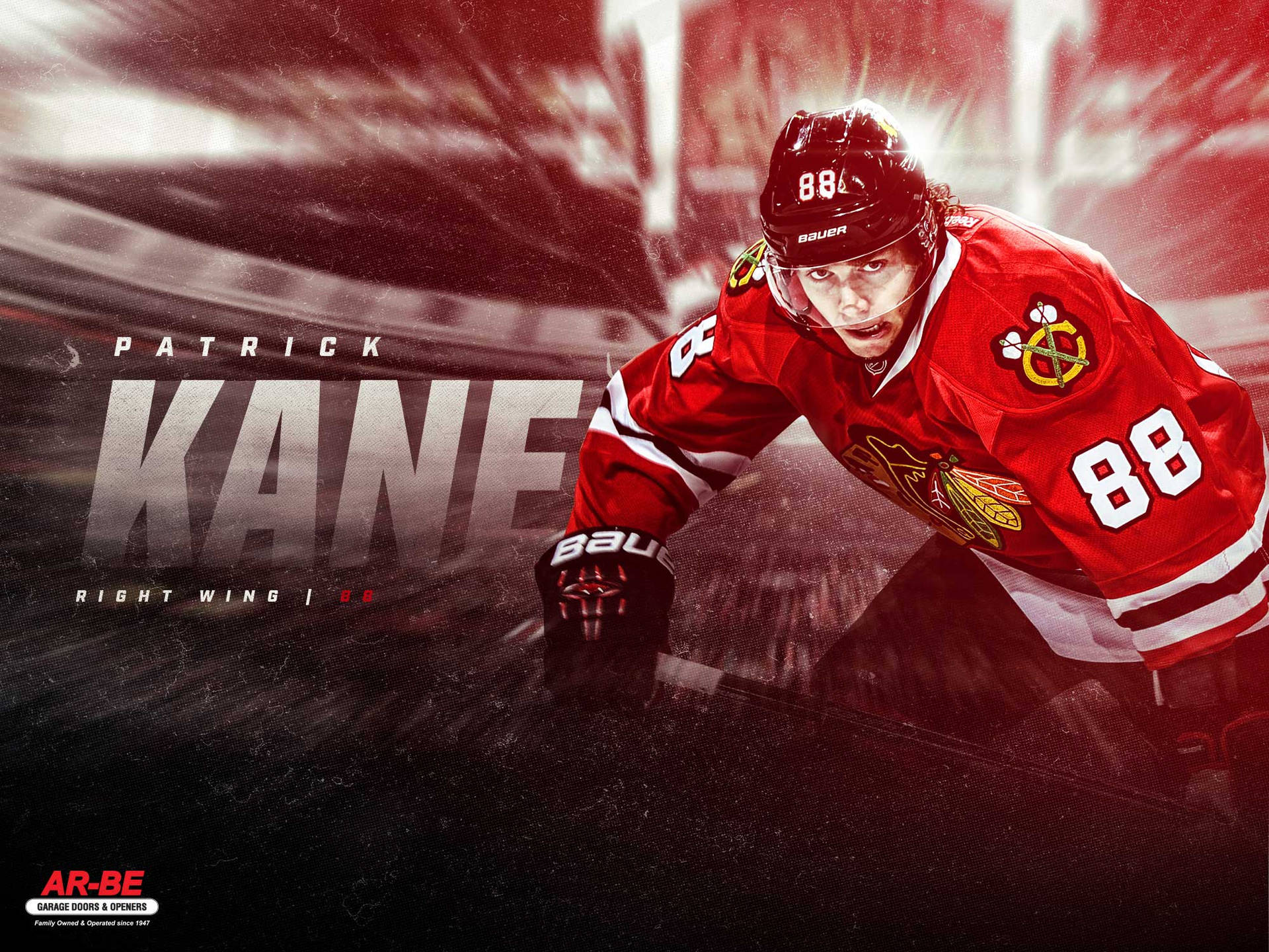 Right Winger Kane For Chicago Blackhawks Background