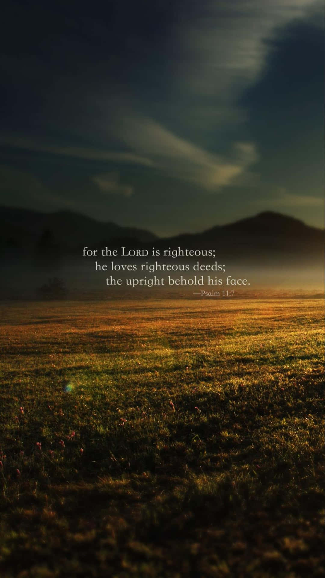 Righteous Deeds Quote Background