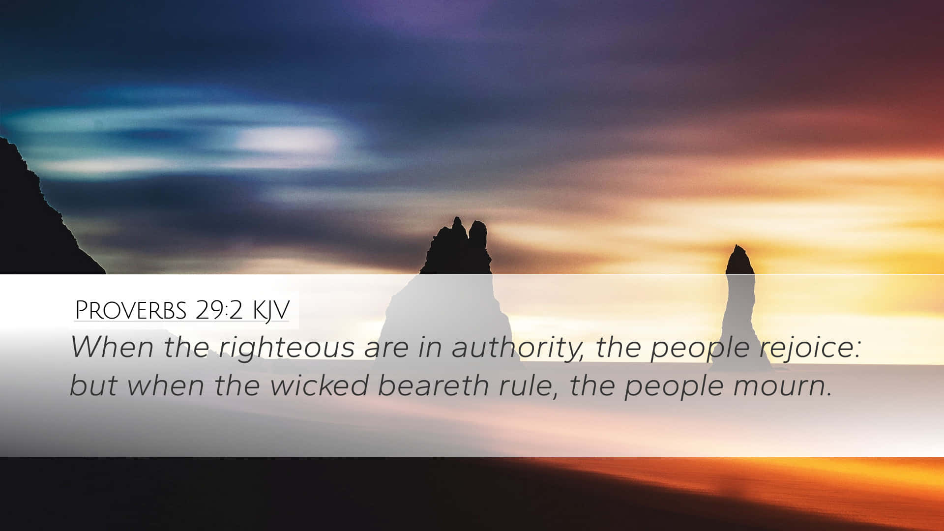 Righteous Verse Proverbs Background