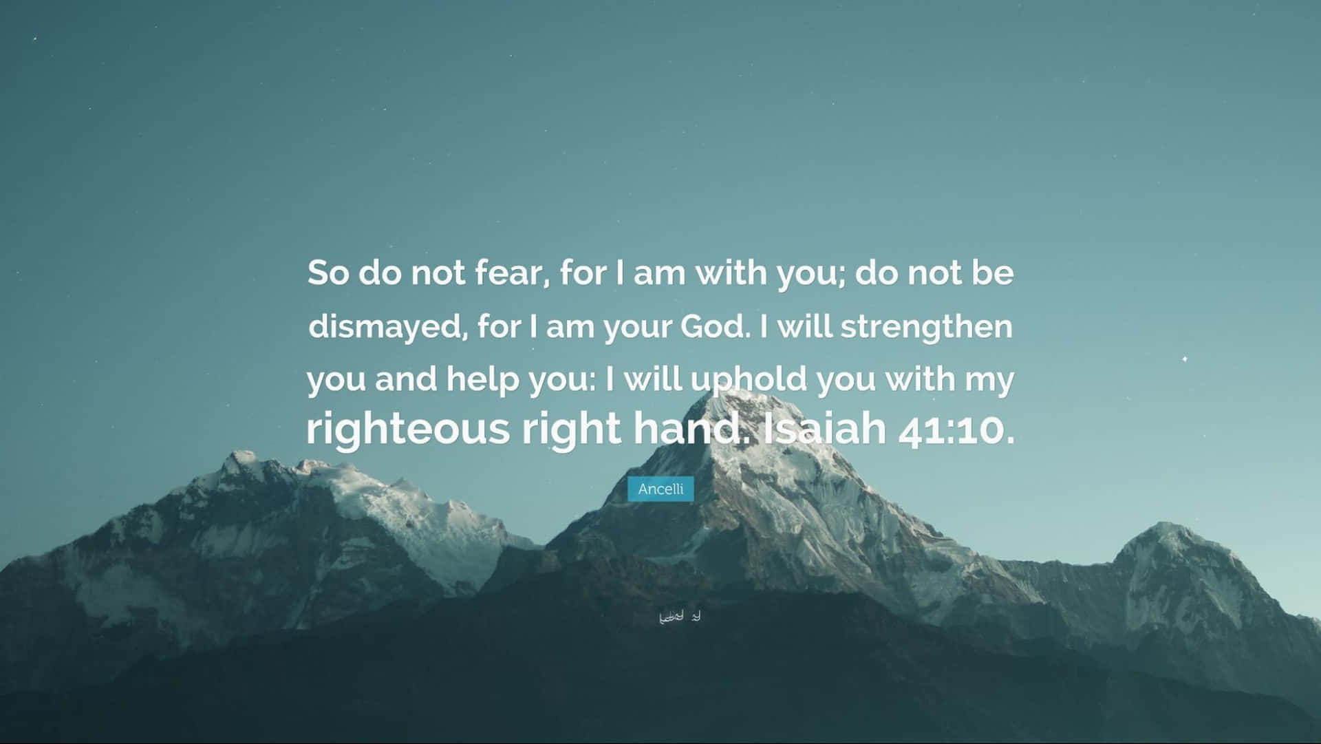 Righteous Verse Quote Background