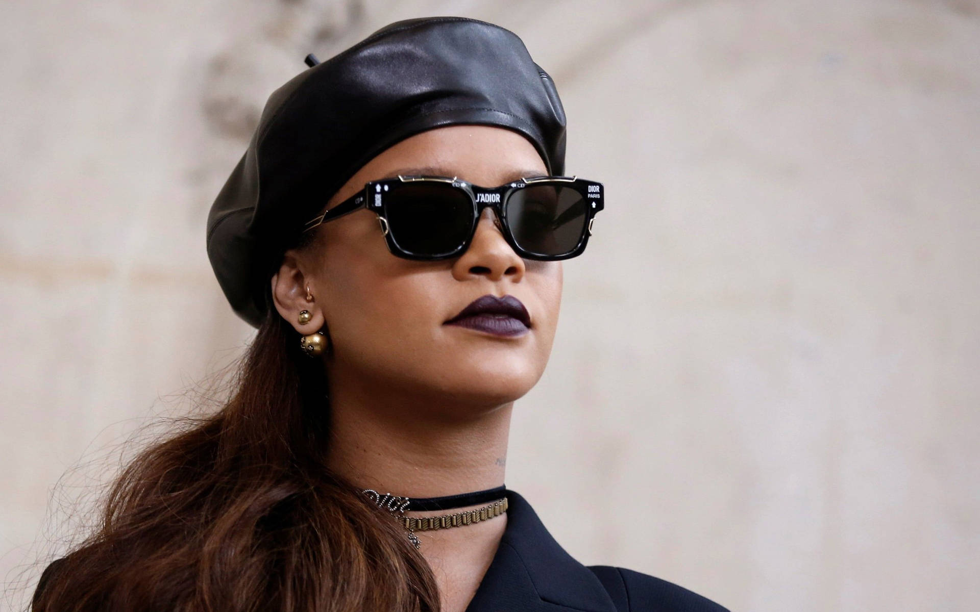 Rihanna Hd Sunglasses Beret