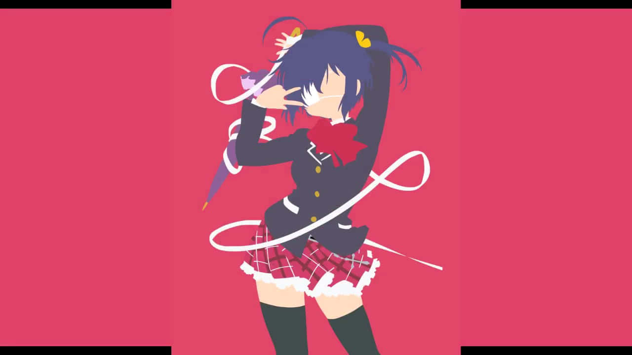 Rikka Takanashi Minimal Anime Background