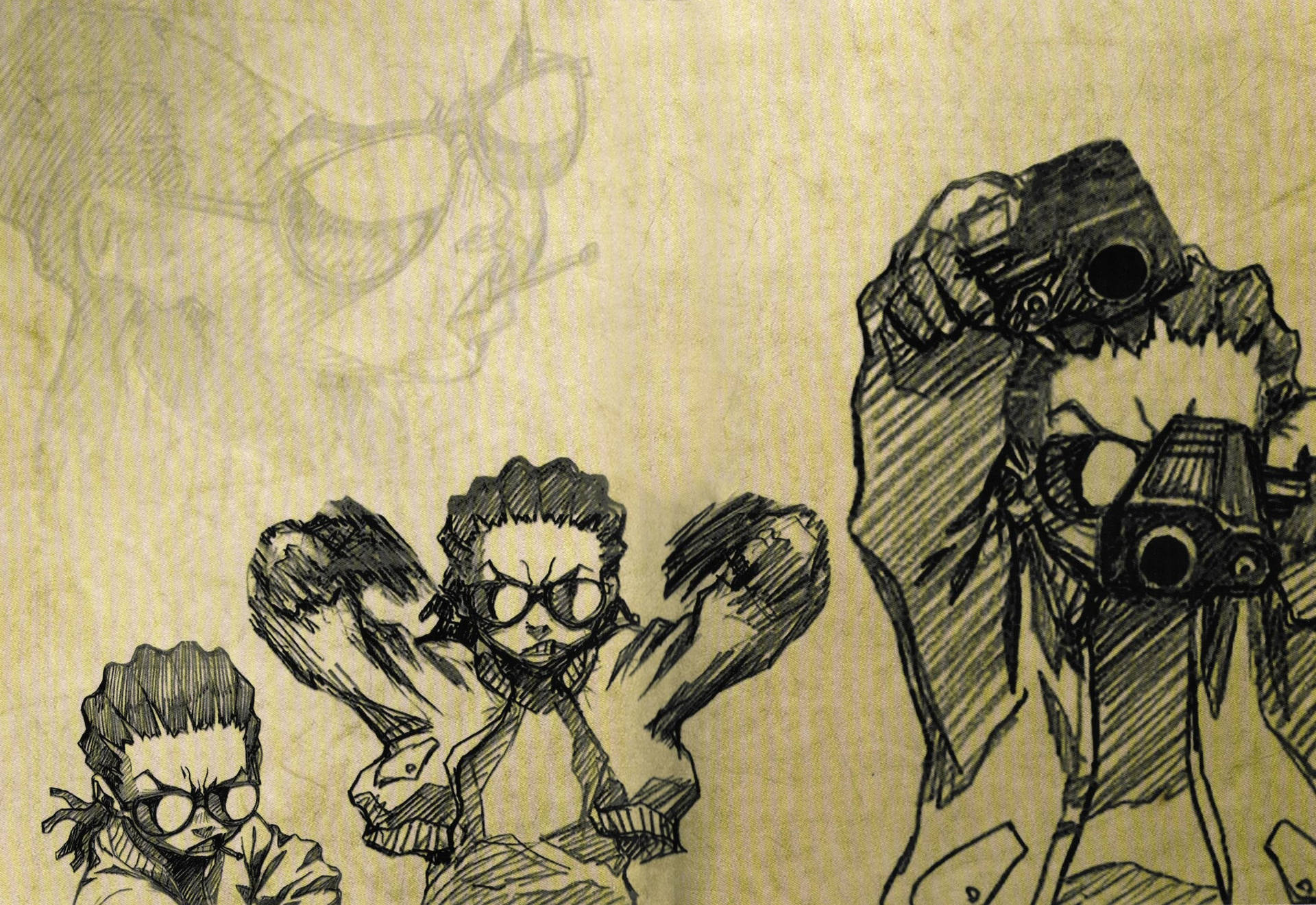 Riley Sketch Boondocks Hd Background