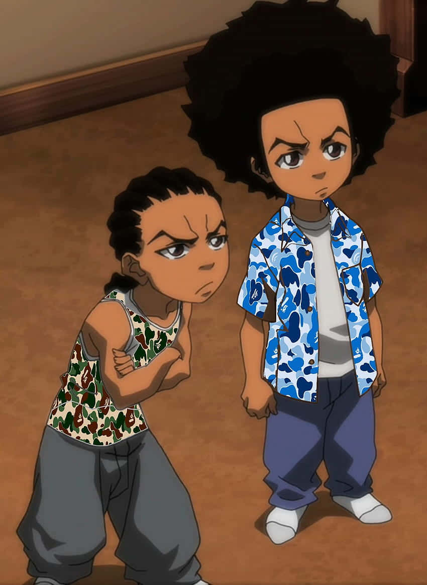 Rileyand Huey Freeman Stance Background