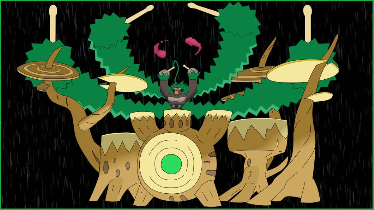 Rillaboom With Forest Drums