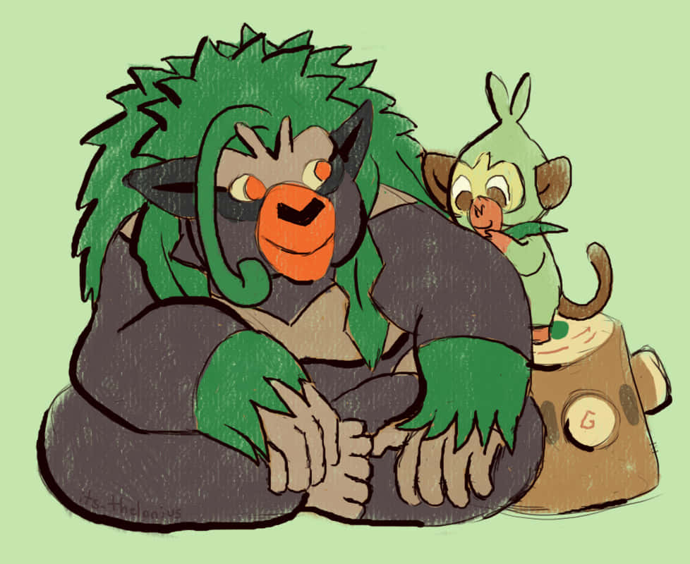 Rillaboom With Grookey