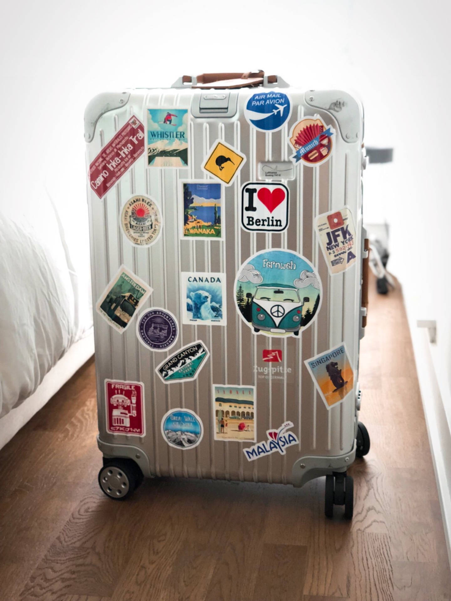 Rimowa Suitcase With Stickers