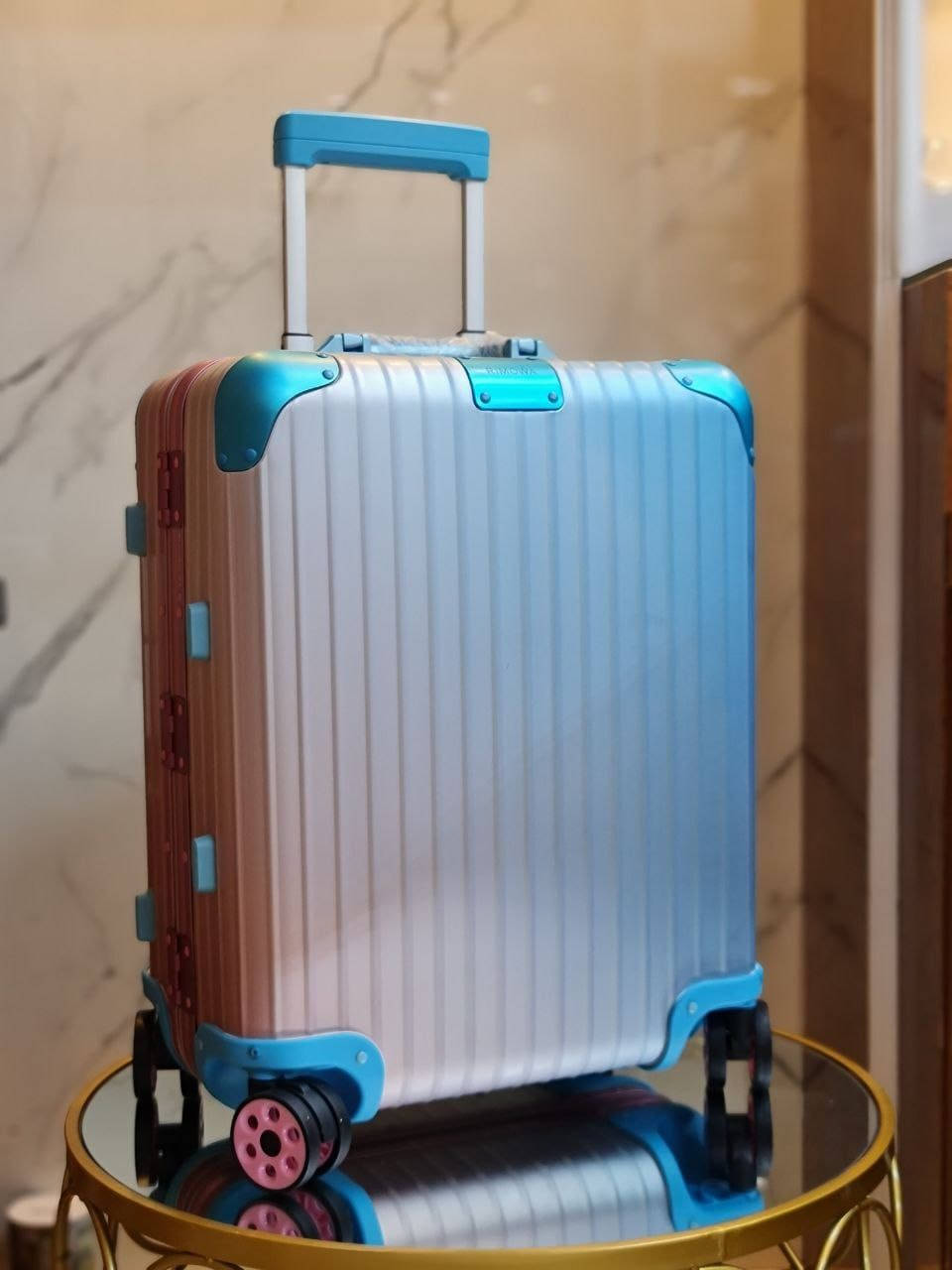 Rimowa X Alex Israel Luggage Background