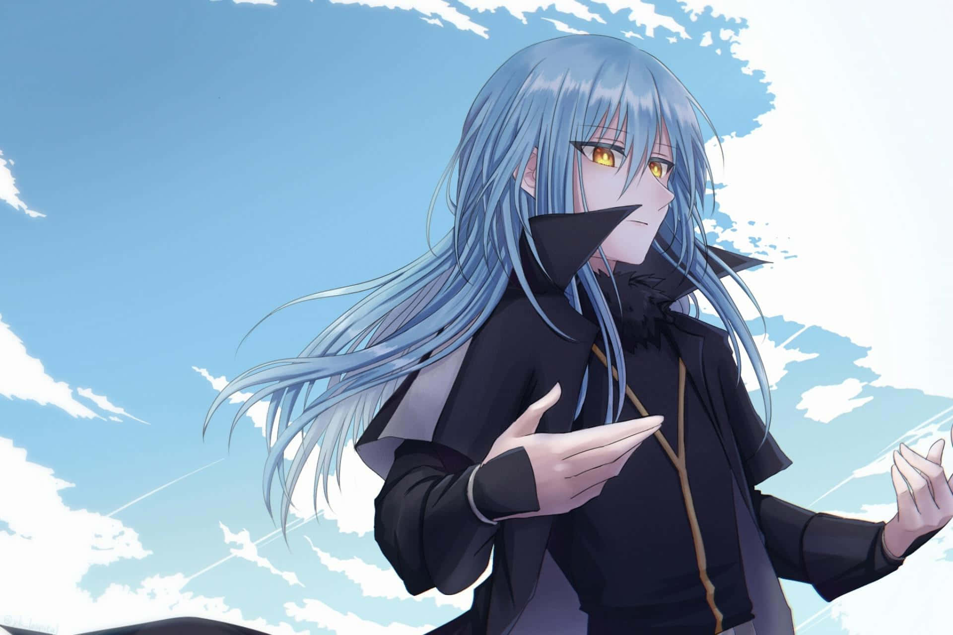Rimuru Pfp With Blue Sky Background