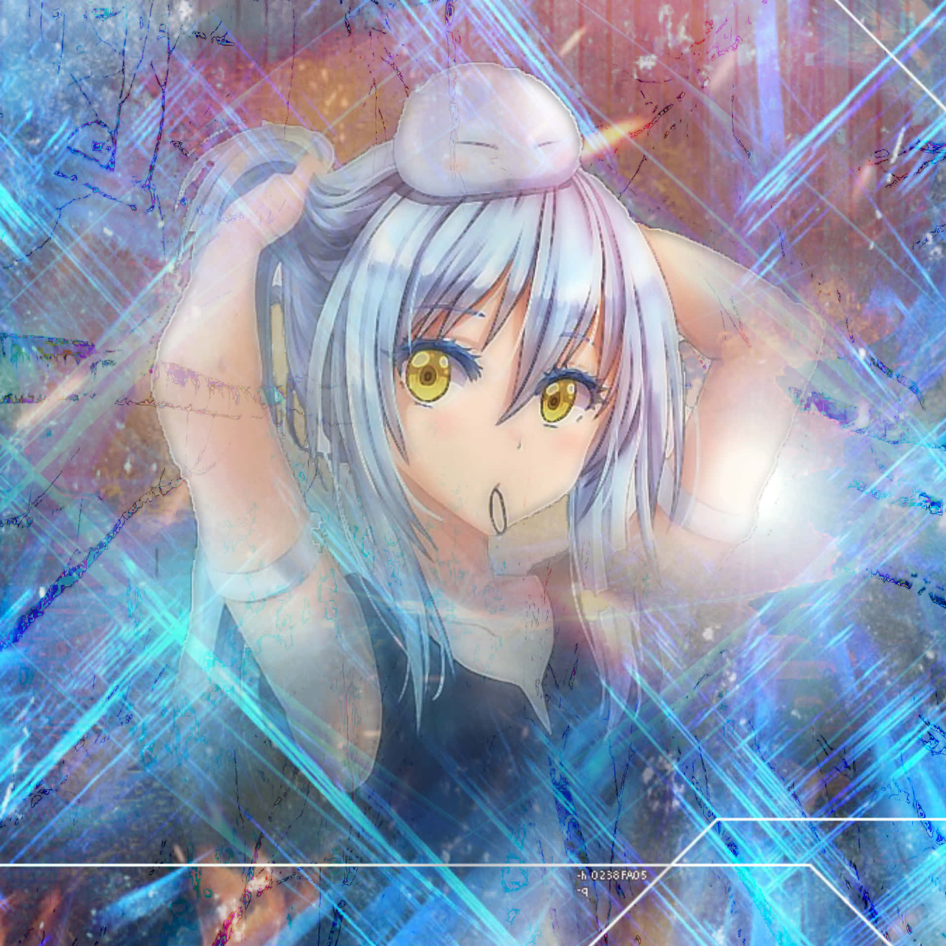 Rimuru Pfp With Blue Sparkles