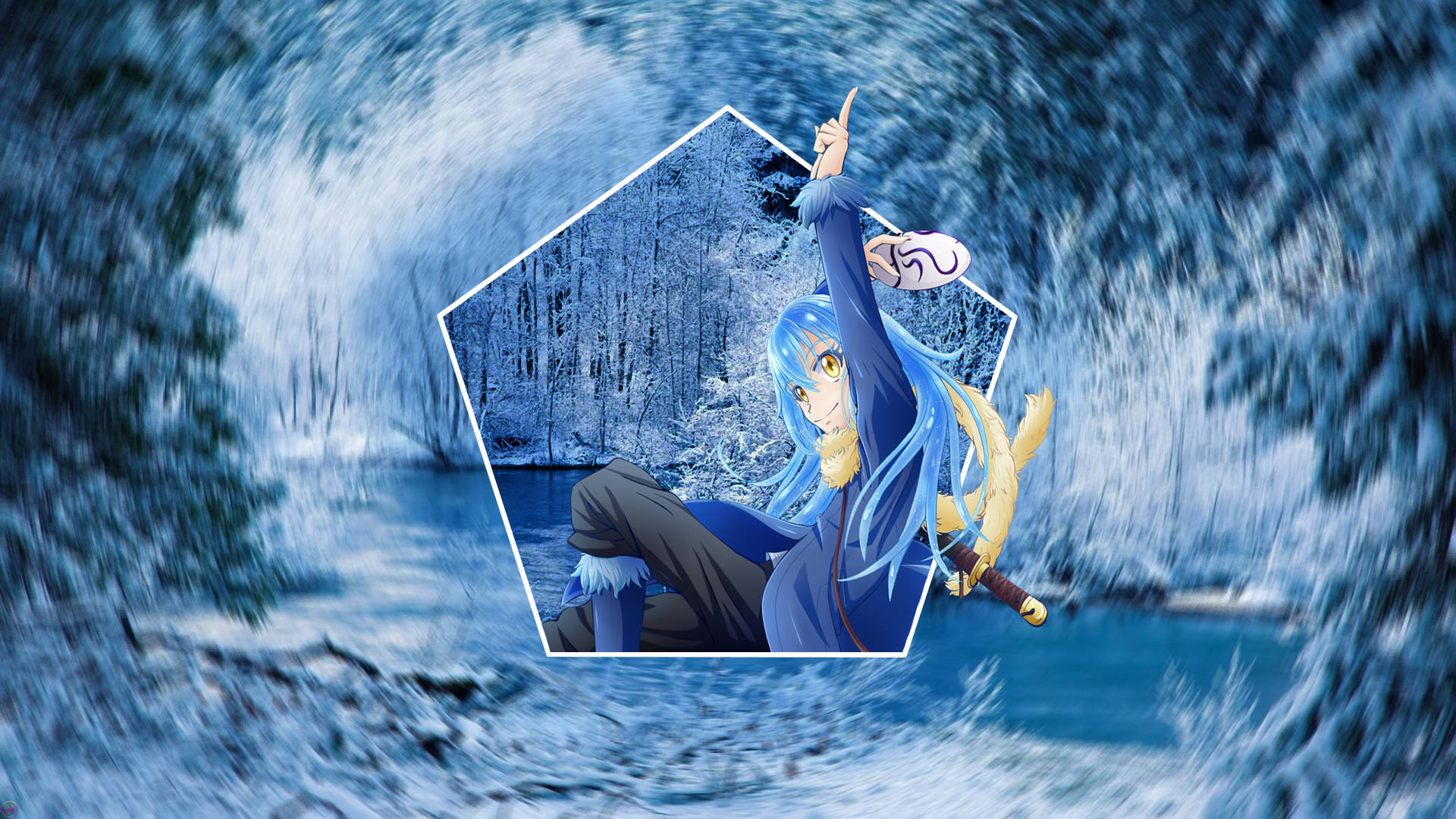 Rimuru Tempest Water Artwork Background