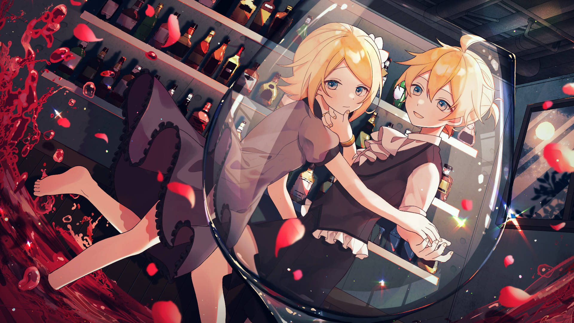 Rin Len Vocaloid Background