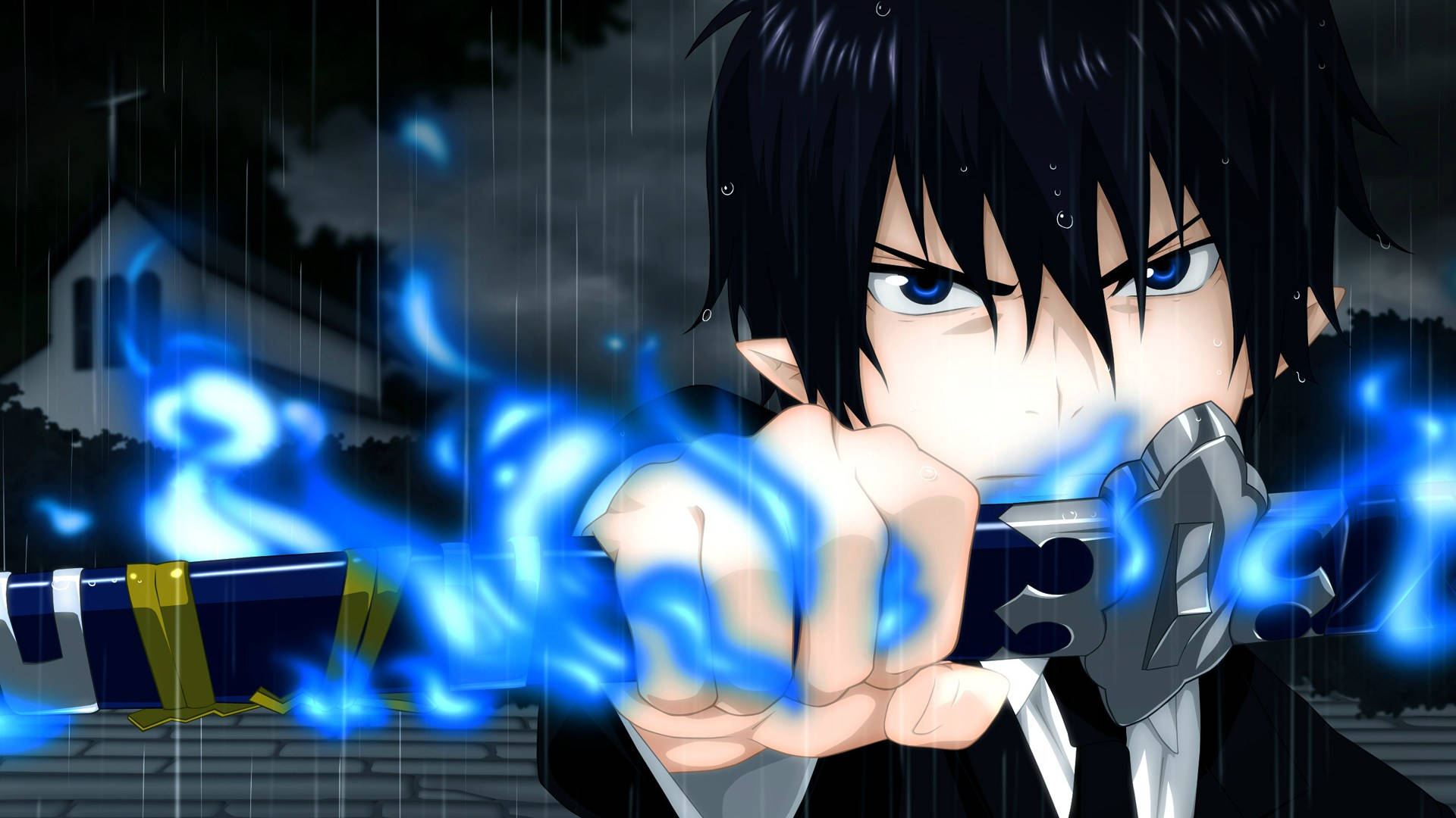 Rin Okumura From Blue Exorcist Background