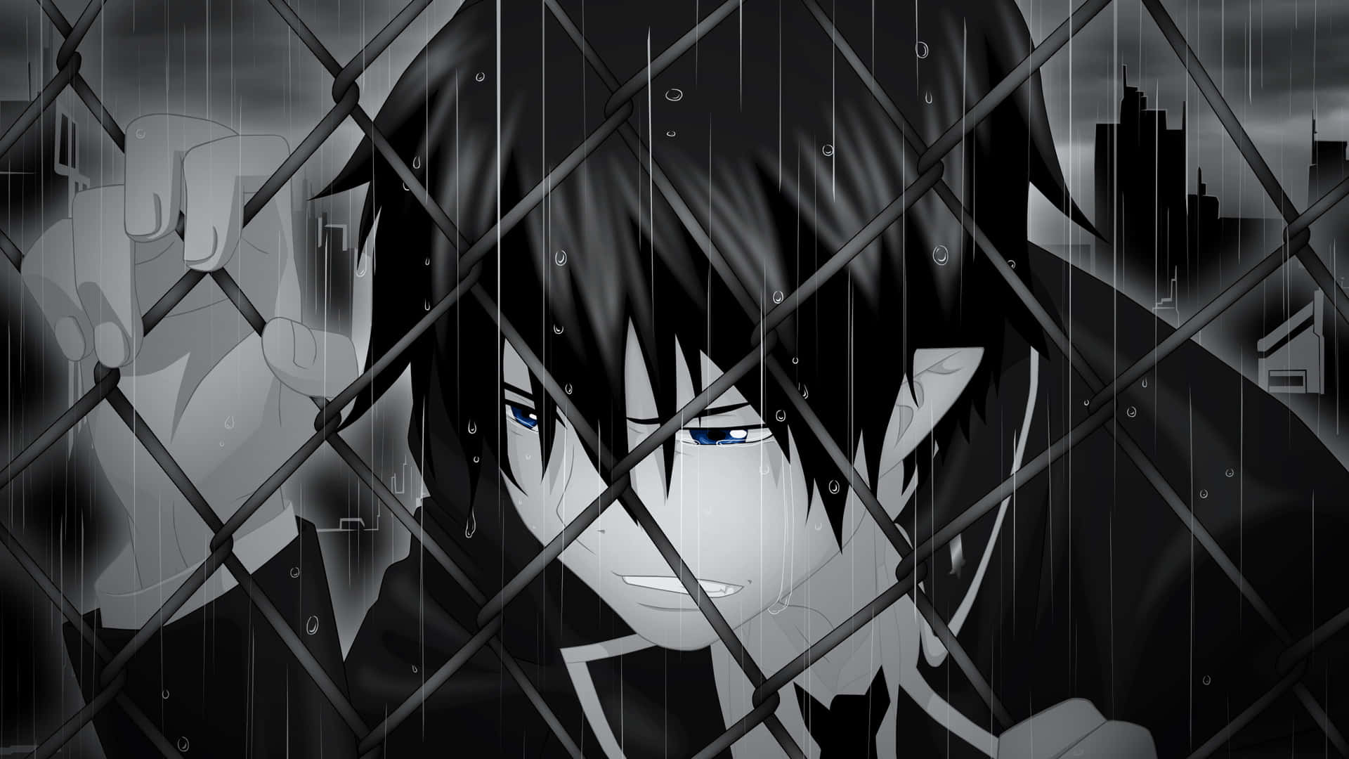 Rin Okumura: The Blue Exorcist In Action Background