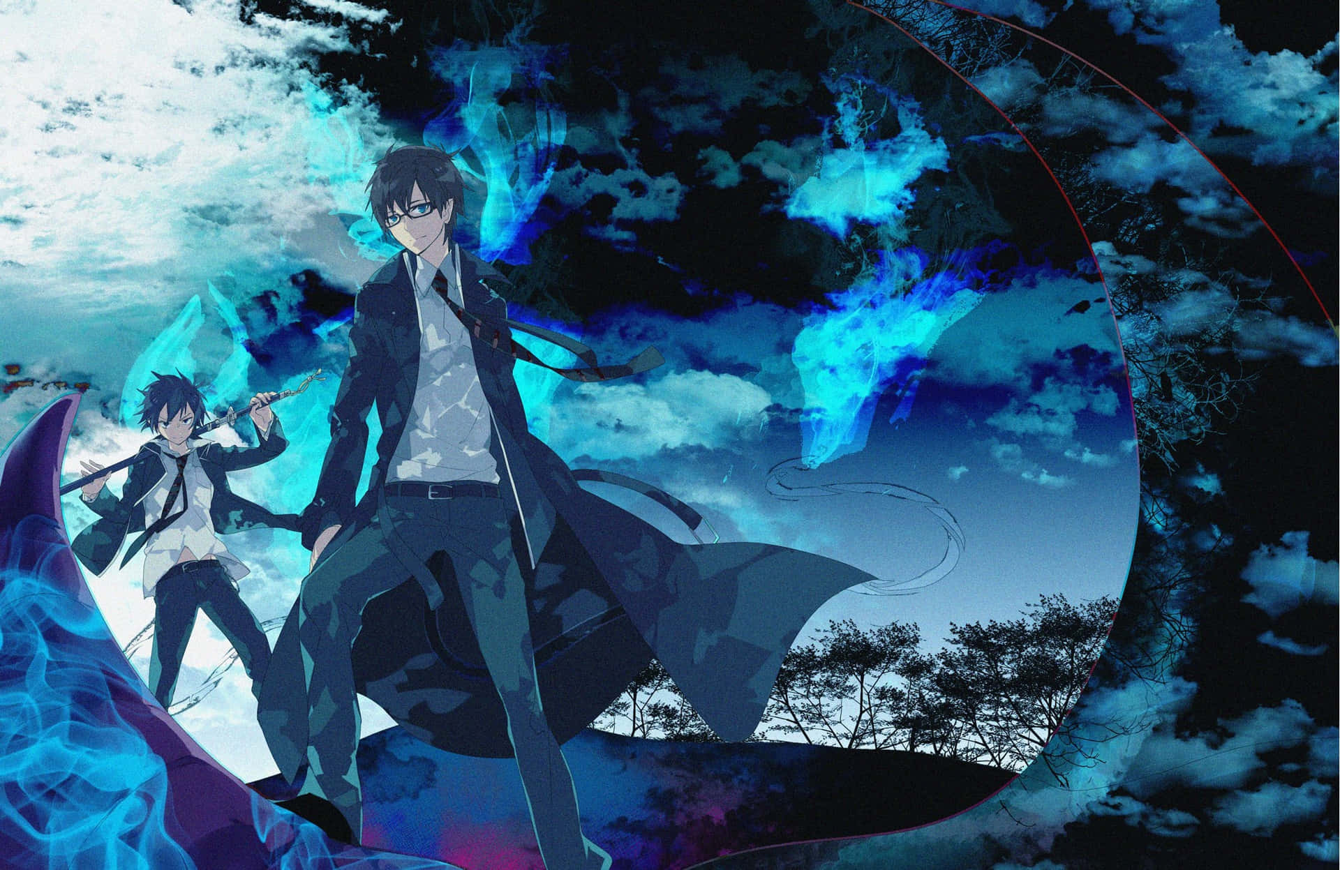 Rin Okumura Unleashes His Blue Flames