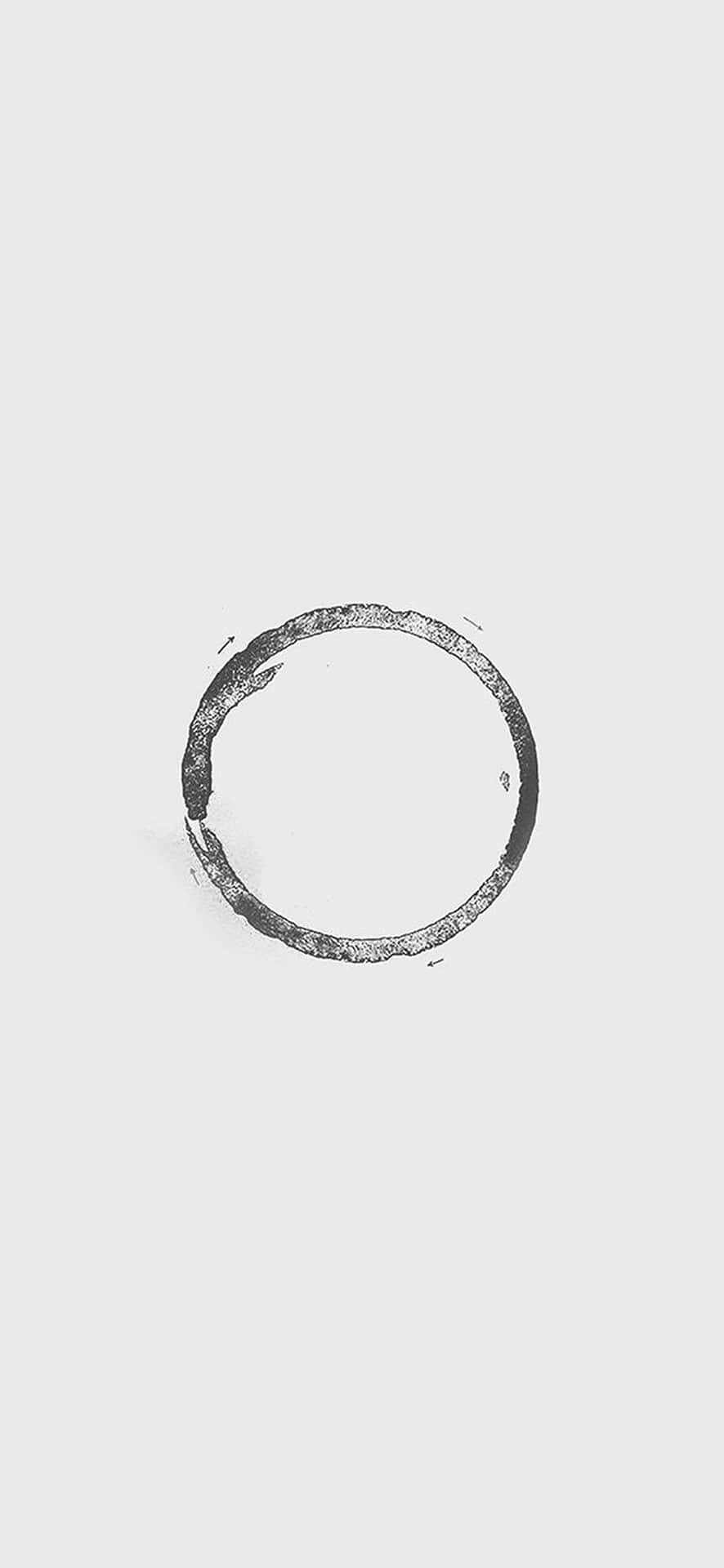 Ring Artwork For White Phone Background