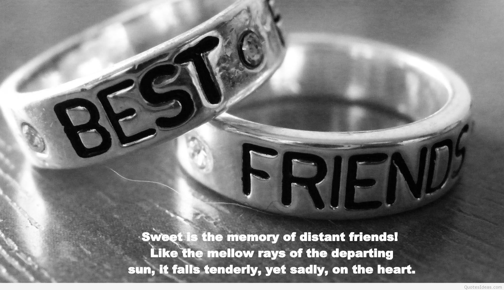 Ring Best Friend Quotes Background