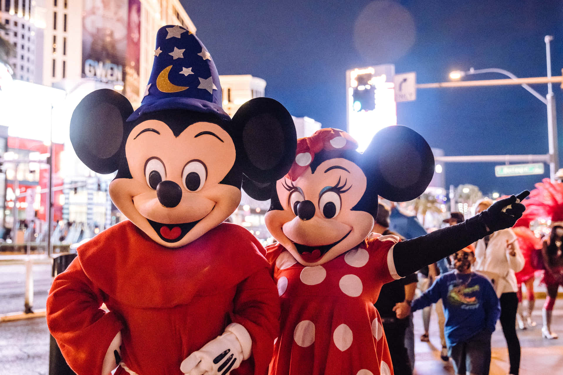 Ring In A Happy New Year With Mickey Mouse! Background