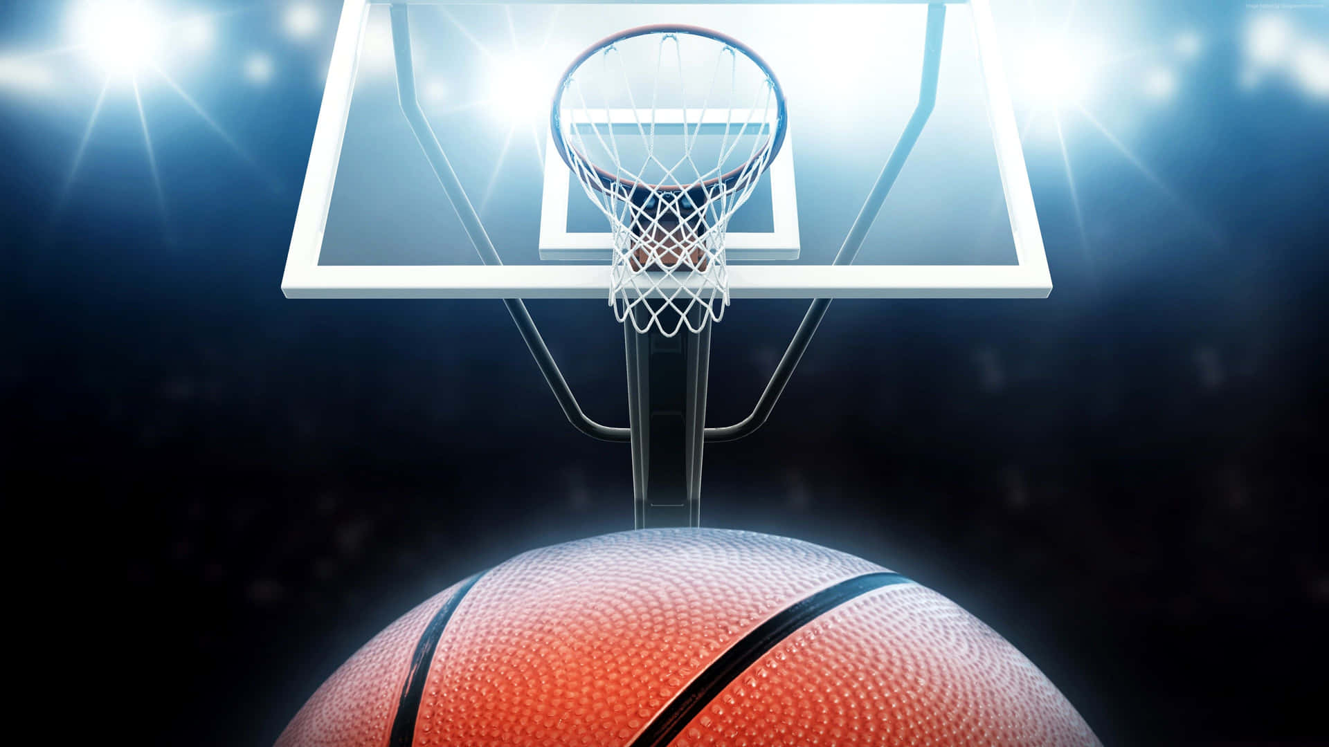 Ring Of Basketball Sports 4k