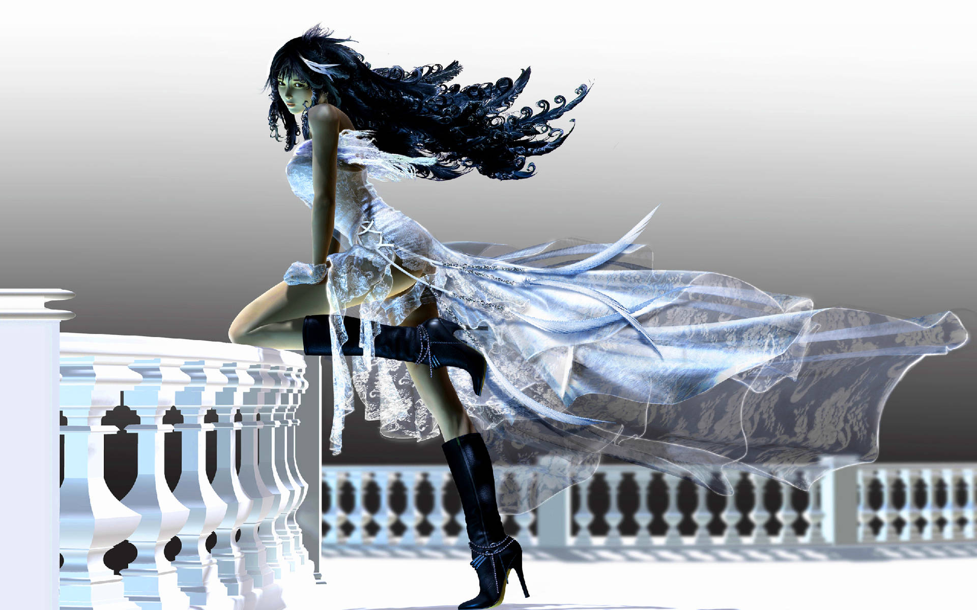 Rinoa Heartilly Mystical Dress Background