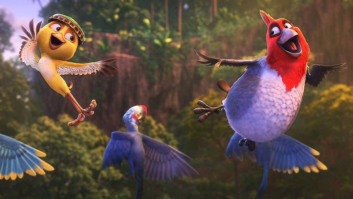 Rio 2 Characters Dancing Background