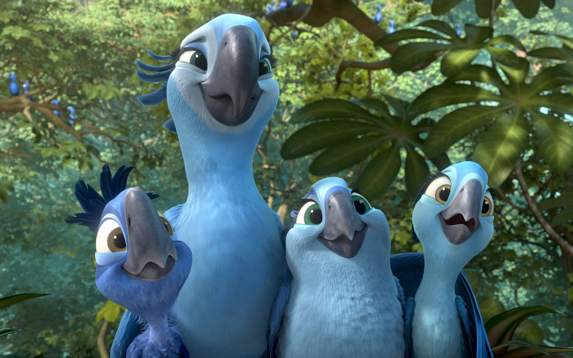 Rio 2 Jewel And Kids Background