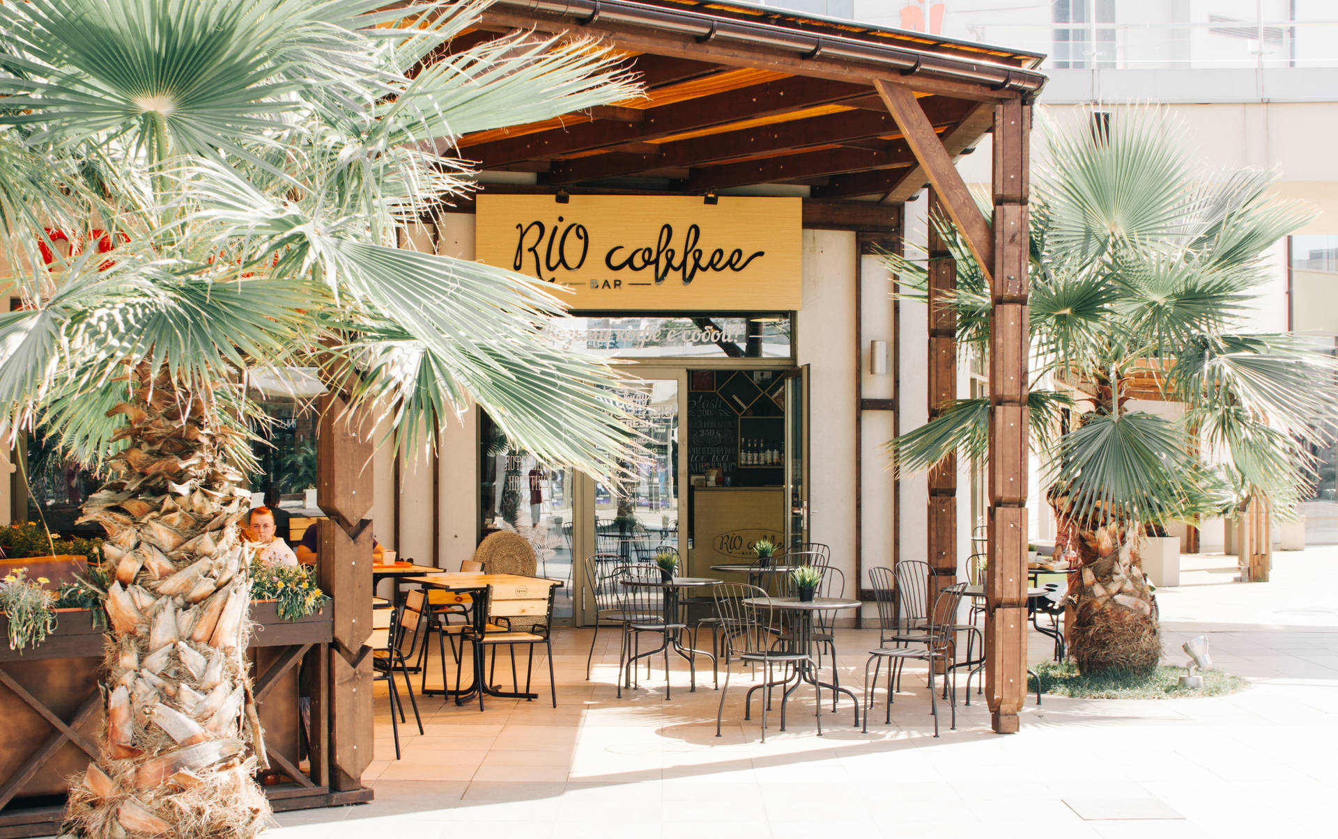 Rio Coffee Shop Background