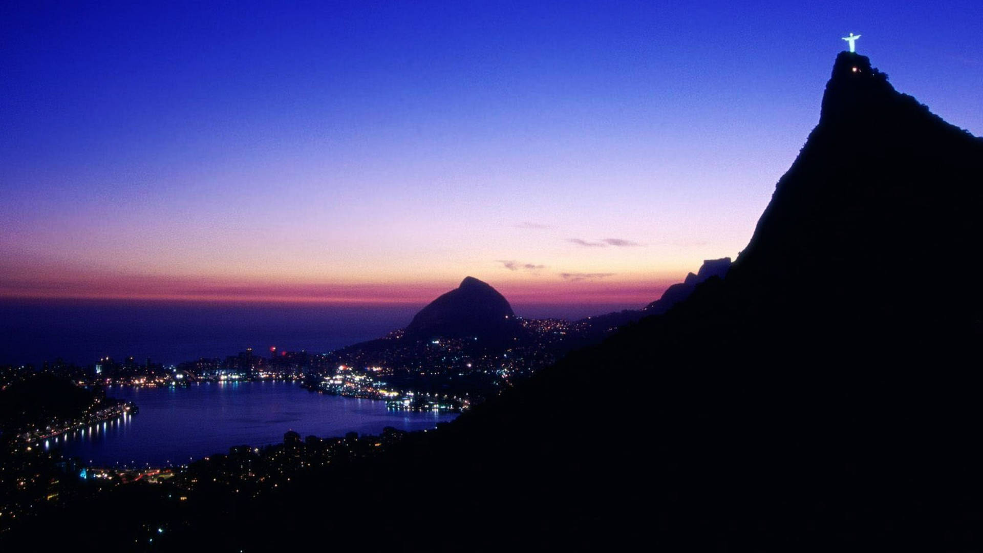 Rio De Janeiro Blue Sky Background