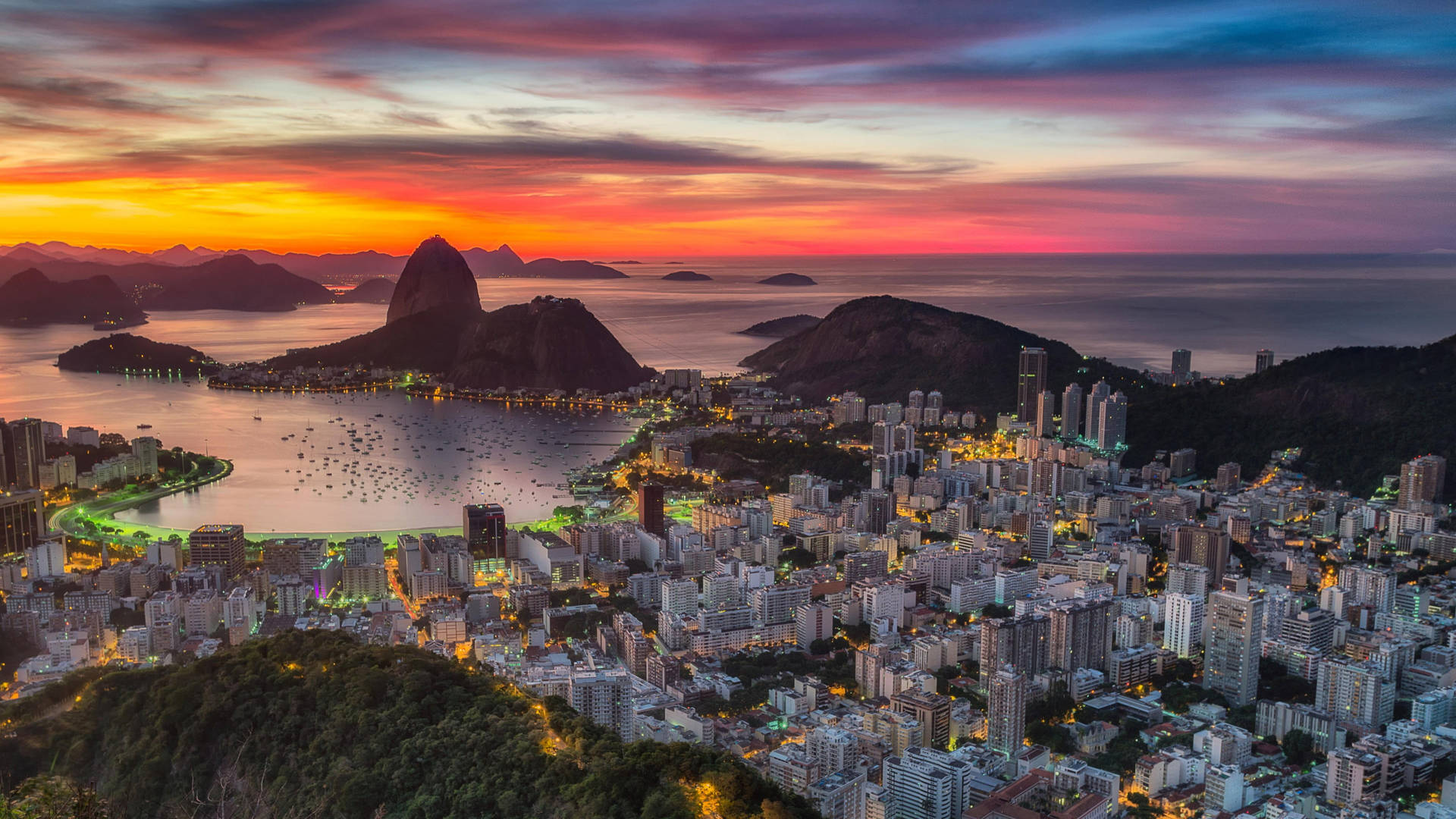 Rio De Janeiro Botafogo Beach Background