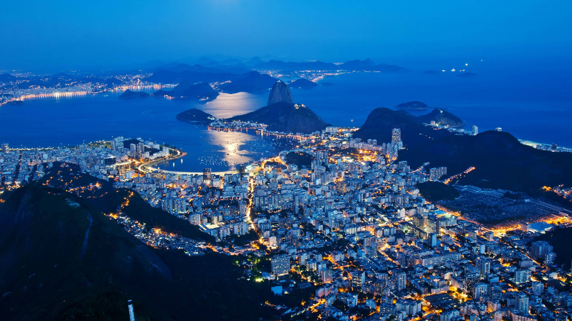 Rio De Janeiro Cityscape Background